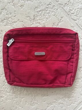 Baggallini Raspberry Red Travel Cosmetic Pouch
